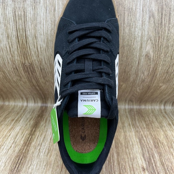 Cariuma Catiba Pro Low Black Gum Ivory Shoes - Picture 14 of 16